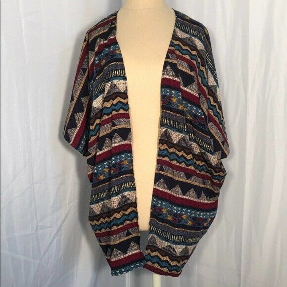 Foreign Exchange Multicolor Oversized Cardigan